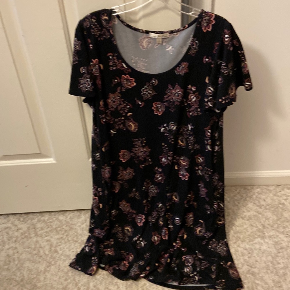 nine britton XL short sleeve dress with pockets